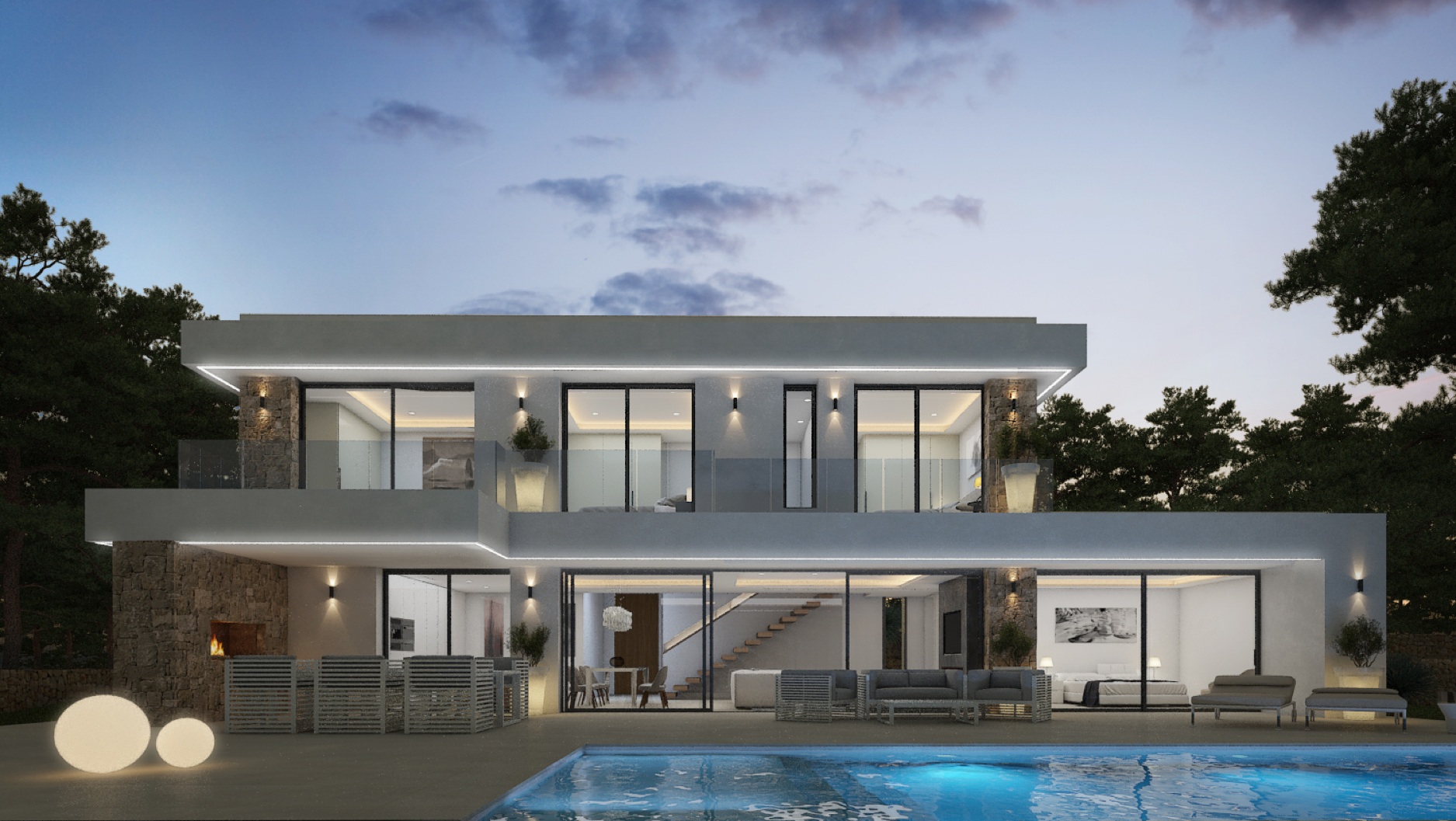 Luxushäuser Moraira Spanien